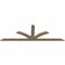Ekena Millwork Richland Smooth Timber Gable Bracket, Douglas Fir, 72"W x 24"H x 1 1/2"D x 3 1/2"F, 8/12 Pitch GBW072X24X0204RIC00SDF - alternate 5